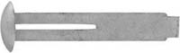 Wedge Key,
tiny slanted head, slotted for capture pin,
wax cast steel